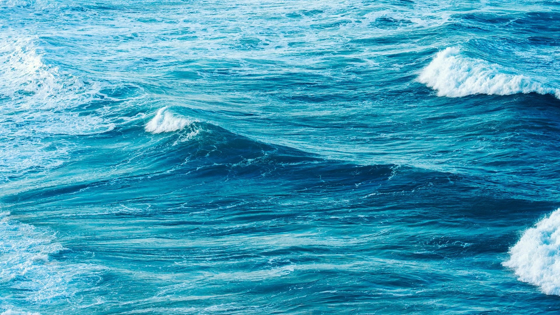 Photo pf blue waves